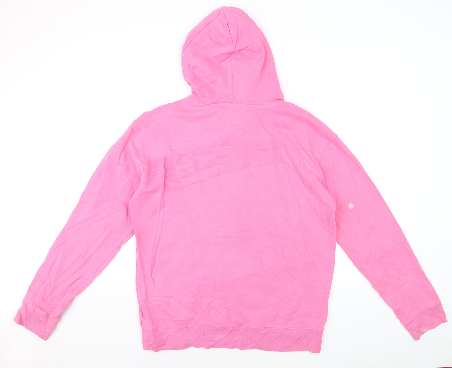 Hollister Womens Pink Pullover Hoodie Medium Cotton Blend Casual
