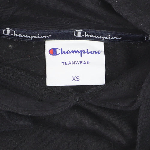 Champion Men's Black XS Pullover Hoodie Sweatshirt