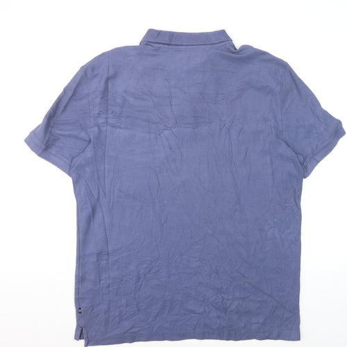 Nautica Men's Blue Classic Fit Performance Polo Shirt XL