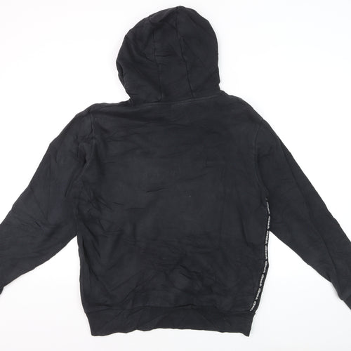 Ellesse Men's Black L Pullover Hoodie with Logo Design