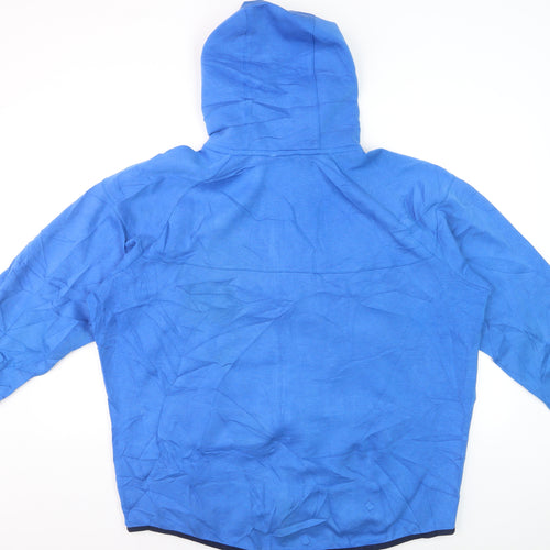 Nike Men's Blue 2XL Full Zip Hoodie Lightweight Sportswear
