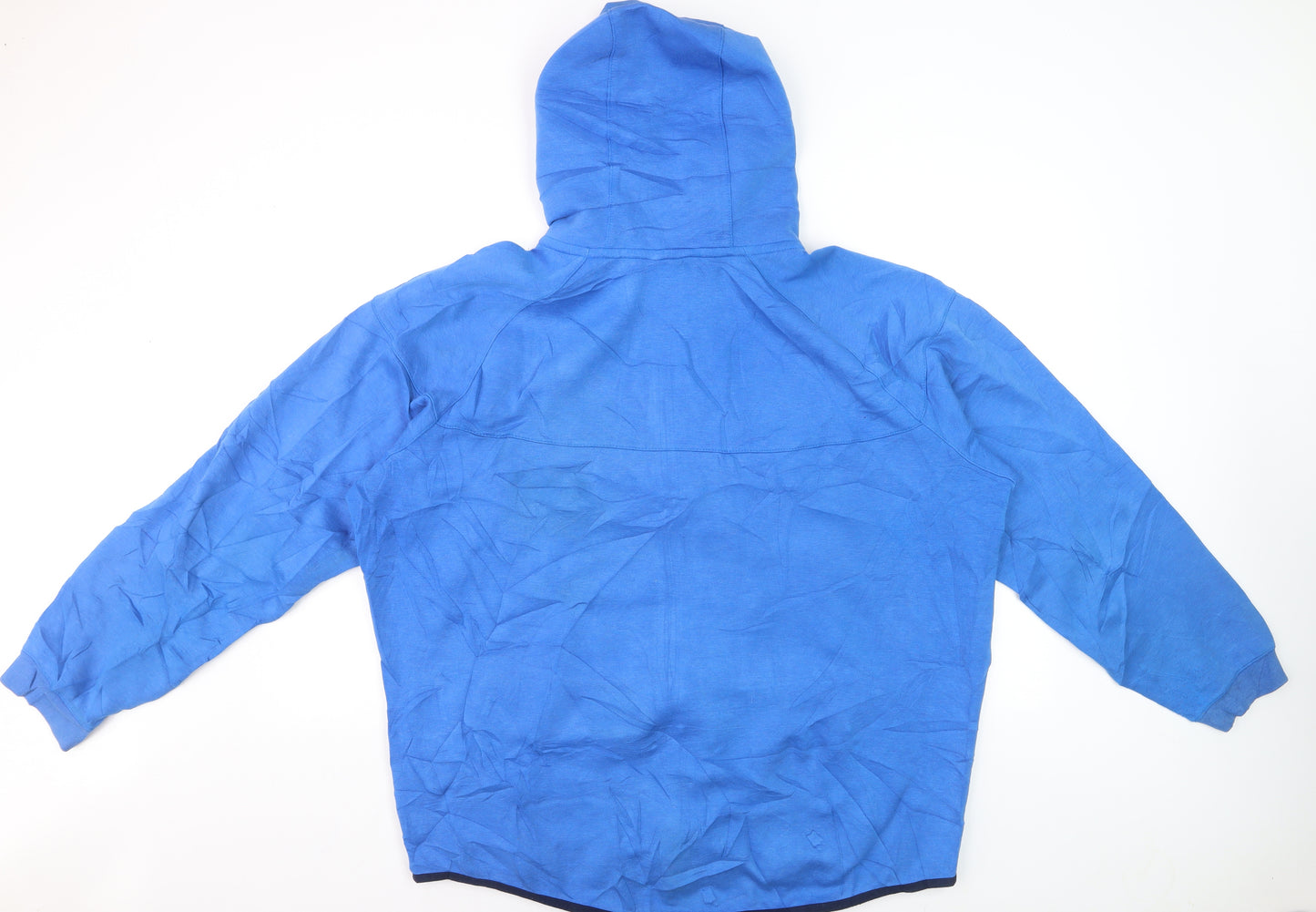 Nike Men's Blue 2XL Full Zip Hoodie Lightweight Sportswear