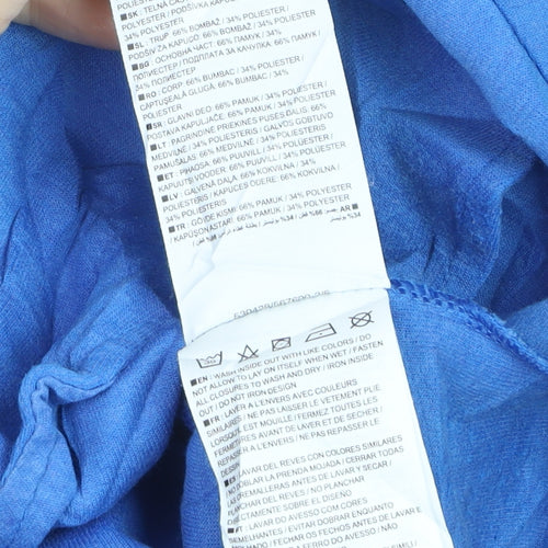 Nike Men's Blue 2XL Full Zip Hoodie Lightweight Sportswear