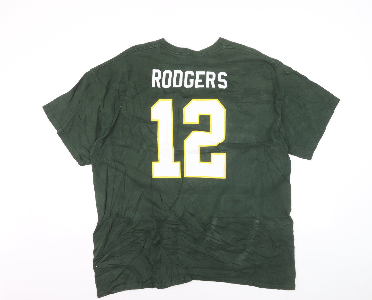 NFL Team Apparel Men's Green Packers 12 T-Shirt XL Cotton Sportswear