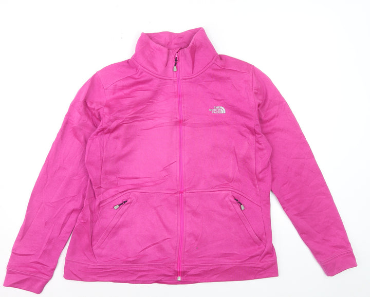 The North Face Women's Pink Full Zip Fleece Jacket XL