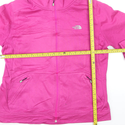 The North Face Women's Pink Full Zip Fleece Jacket XL