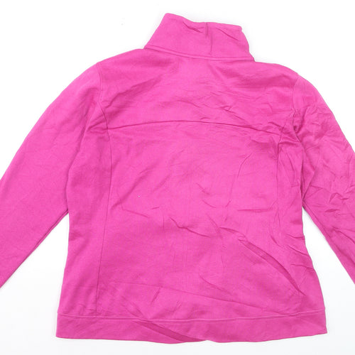 The North Face Women's Pink Full Zip Fleece Jacket XL