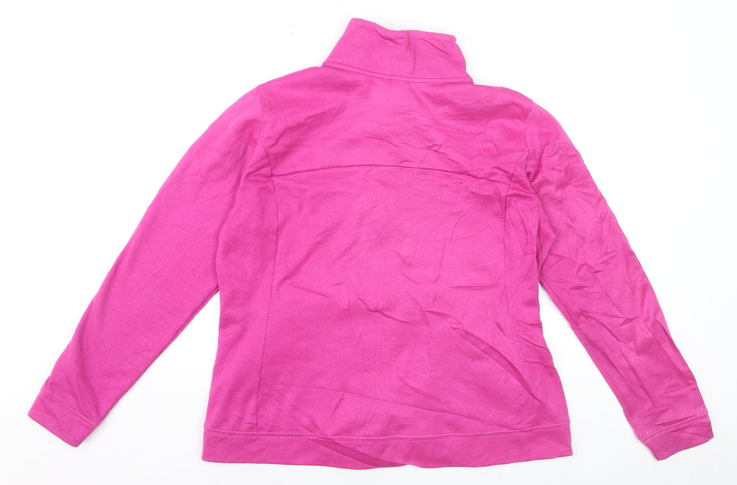 The North Face Women's Pink Full Zip Fleece Jacket XL