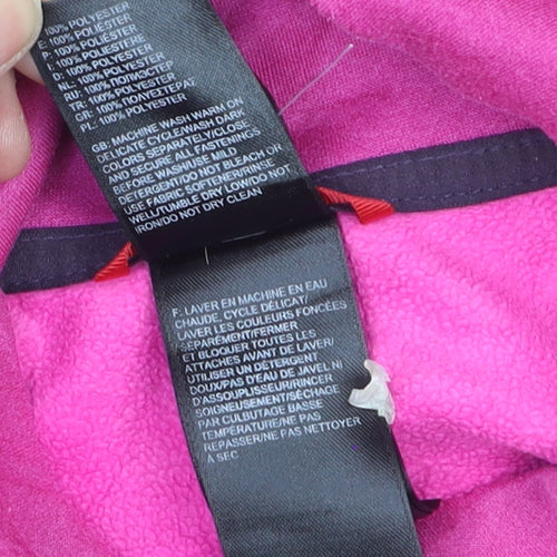 The North Face Women's Pink Full Zip Fleece Jacket XL