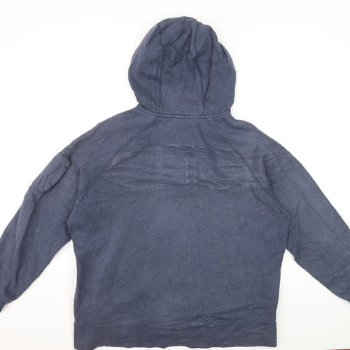 Nike Men's Blue Full Zip Hoodie XL Hooded Sweatshirt