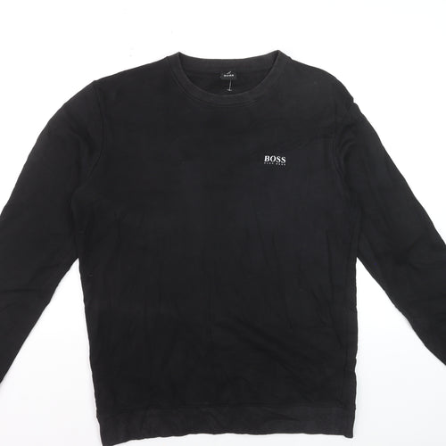 Hugo Boss Men's Black XL Pullover Sweatshirt Crew Neck