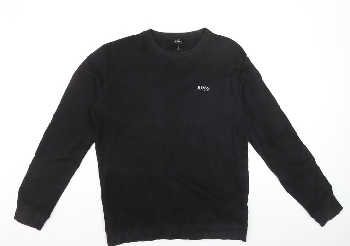 Hugo Boss Men's Black XL Pullover Sweatshirt Crew Neck