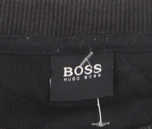 Hugo Boss Men's Black XL Pullover Sweatshirt Crew Neck
