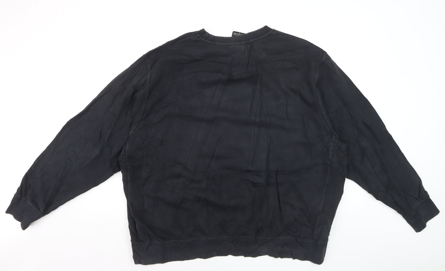 Nike Men's Black 2XL Pullover Crew Neck Fleece Sweatshirt