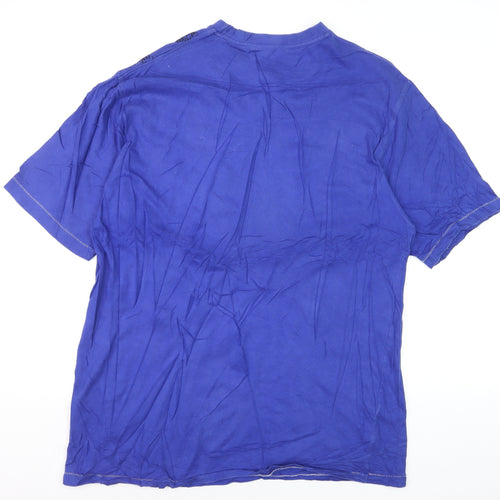Avirex Men's Blue XL Biker Eagle Graphic Crew Neck T-Shirt