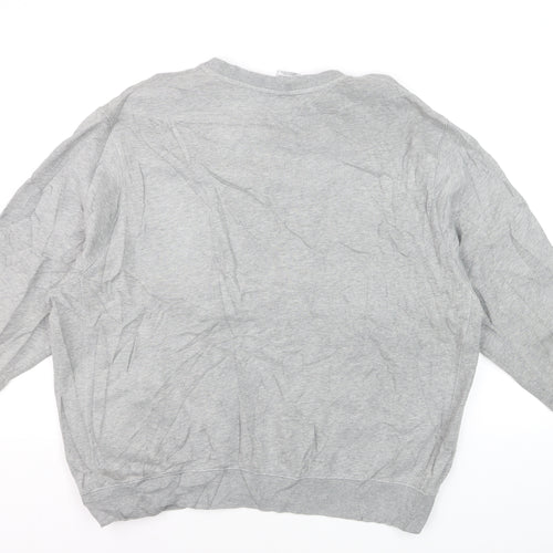 Nike Men's Grey XL Classic Crew Neck Pullover Sweatshirt
