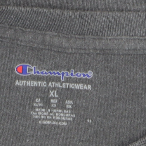 Champion Men's Grey XL Authentic Athletic T-Shirt