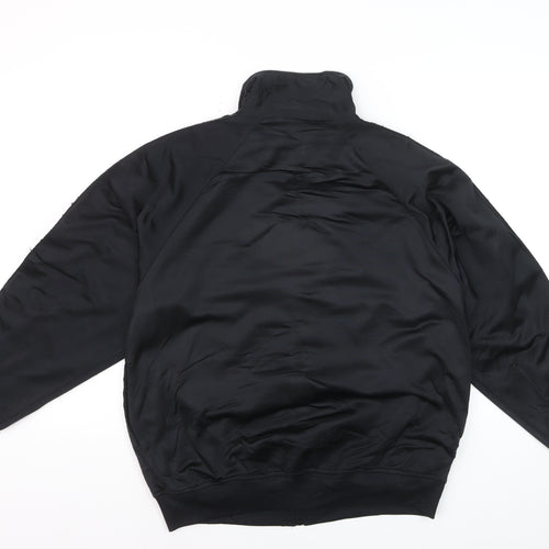 Kappa Men's Black Medium Track Jacket Full Zip Sportswear