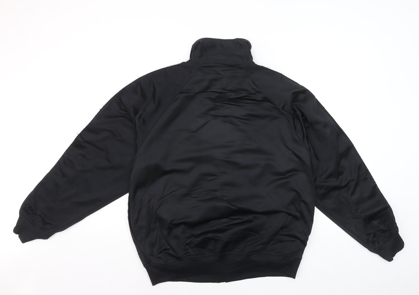Kappa Men's Black Medium Track Jacket Full Zip Sportswear
