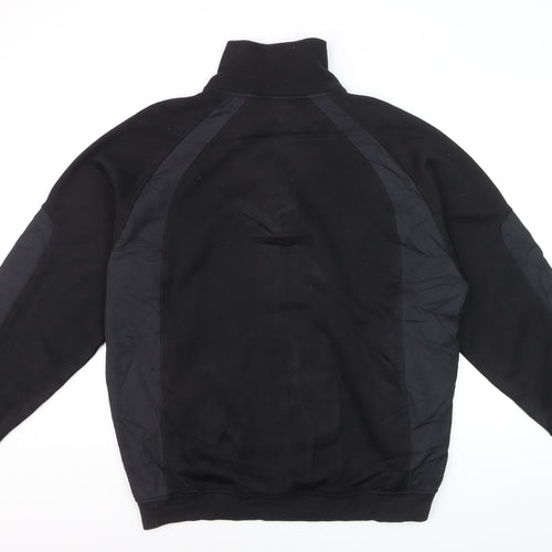 Lacoste Men's Black XL Track Jacket Full Zip Fleece Sportswear