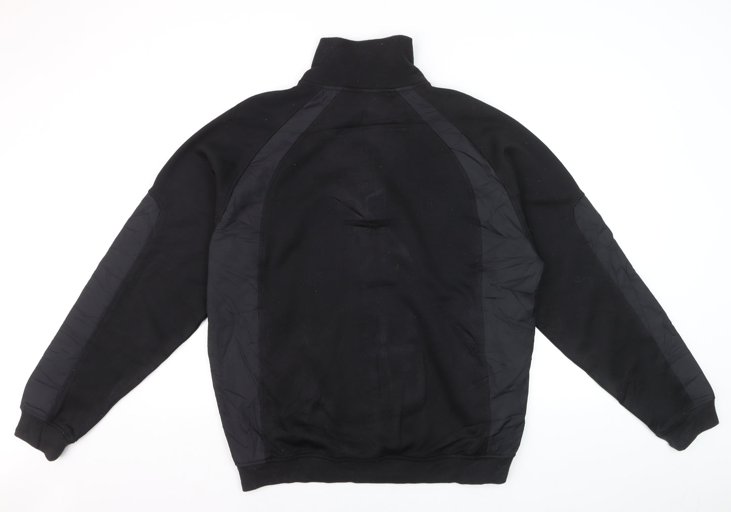 Lacoste Men's Black XL Track Jacket Full Zip Fleece Sportswear