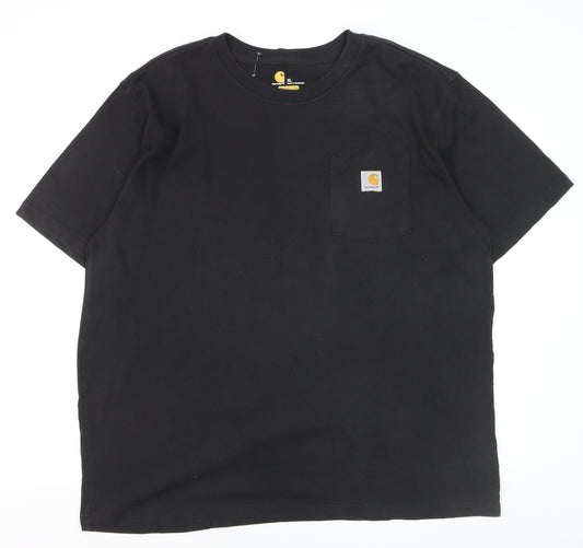 Carhartt Men's Black XL Classic Fit Pocket Work T-Shirt