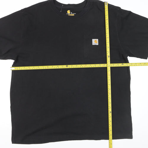 Carhartt Men's Black XL Classic Fit Pocket Work T-Shirt