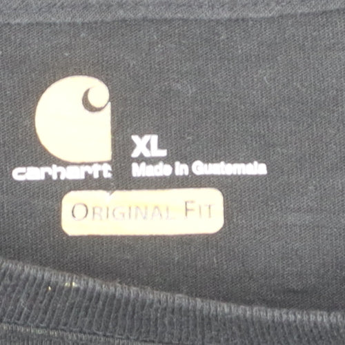 Carhartt Men's Black XL Classic Fit Pocket Work T-Shirt