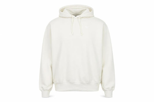 Front view of Nike Men's Ivory Pullover Hoodie M Regular Fit Fleece Sweatshirt