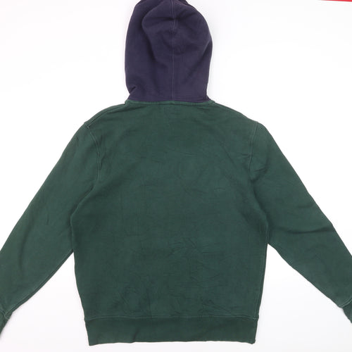 Levi's Men's Green Pullover Hoodie M Hooded Graphic Logo Sweatshirt