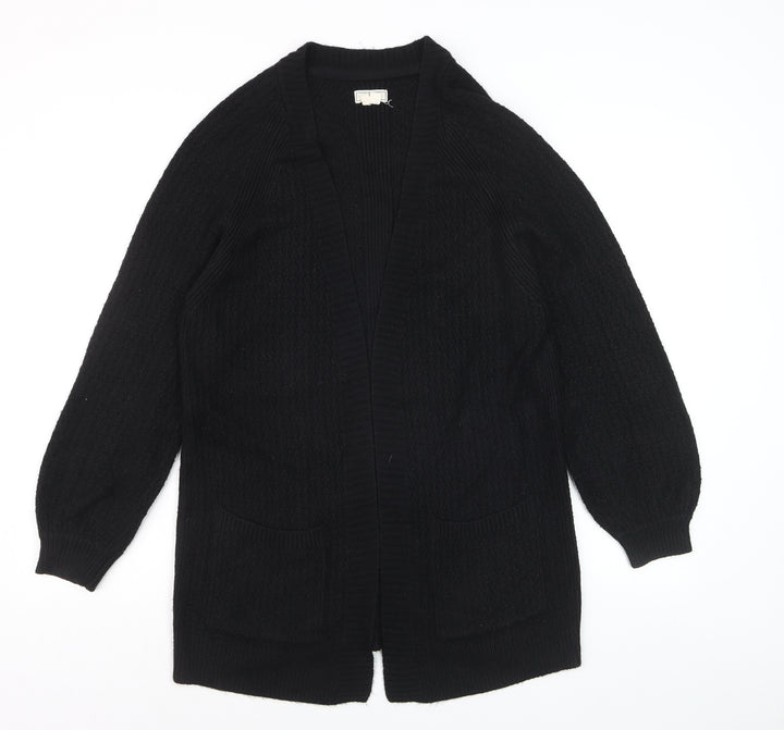 Fat Face Women Black Long Sleeve Knit Cardigan UK 10