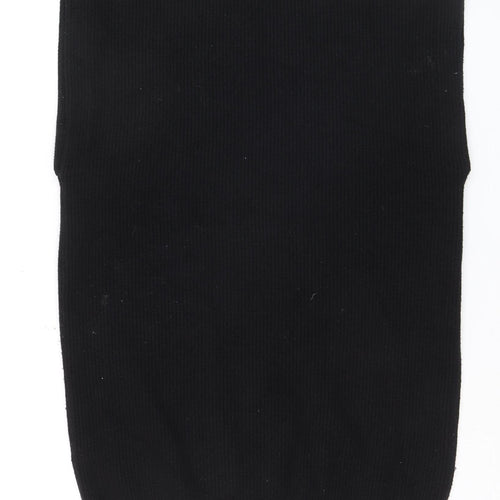 Apricot Women's Black Sleeveless Mock Neck Knit Vest M
