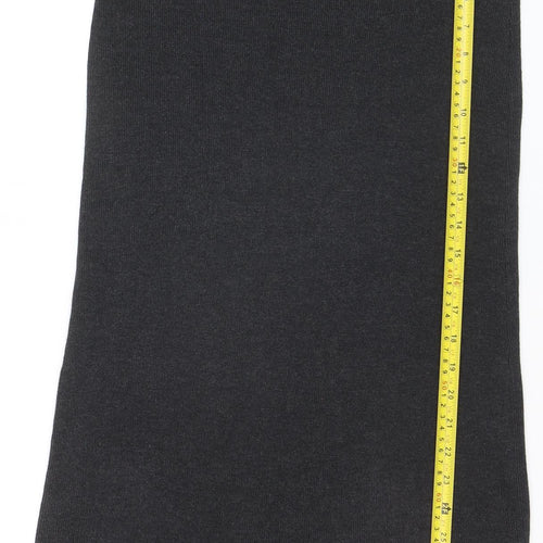 Steilmann Women's Black Size 12 Pencil Knit Midi Skirt