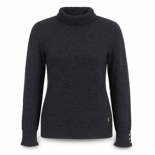 Joules Womens Black Roll Neck Long Sleeve Knit Jumper Size 10