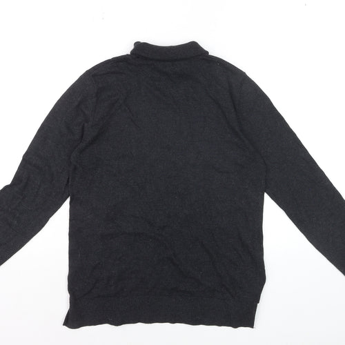 Joules Womens Black Roll Neck Long Sleeve Knit Jumper Size 10