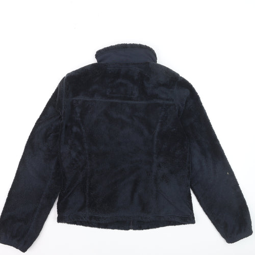 Abercrombie Girls Black XL Full Zip Fleece Hoodie Jacket