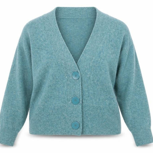 Marks and Spencer Women’s Seafoam Cardigan Medium V-Neck Knit