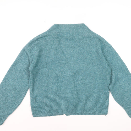 Marks and Spencer Women’s Seafoam Cardigan Medium V-Neck Knit