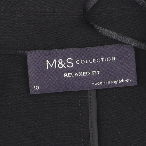 Marks and Spencer Women’s Black Relaxed Fit Blazer Size 10