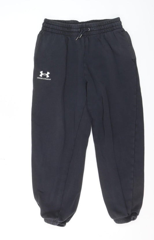 Under Armour Men's Black M Jogger Sweatpants Elastic Waist Activewear