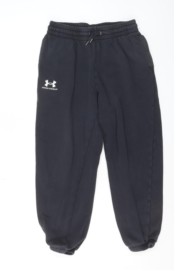 Under Armour Men's Black M Jogger Sweatpants Elastic Waist Activewear