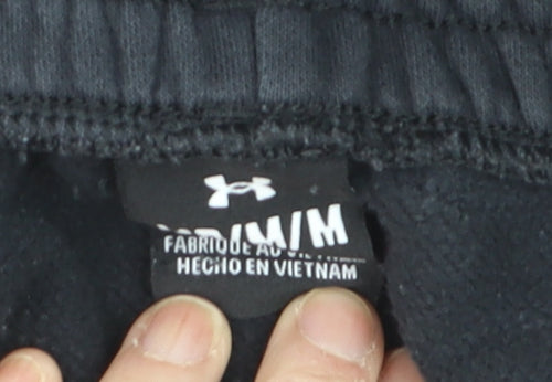 Under Armour Men's Black M Jogger Sweatpants Elastic Waist Activewear