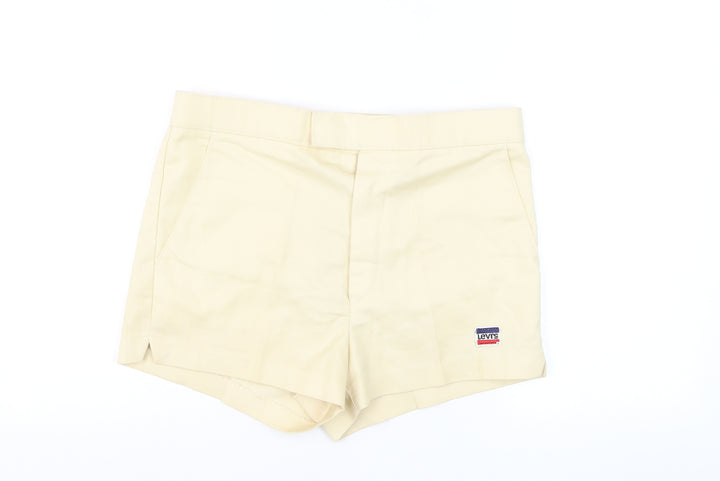 Levi's Men's Beige Chino Shorts Size 30 Regular Fit Vintage
