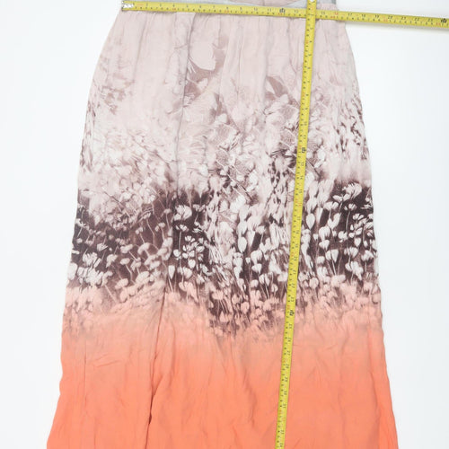 Mint Velvet Women’s Multicoloured Size 14 A-Line Midi Skirt