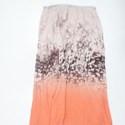Mint Velvet Women’s Multicoloured Size 14 A-Line Midi Skirt