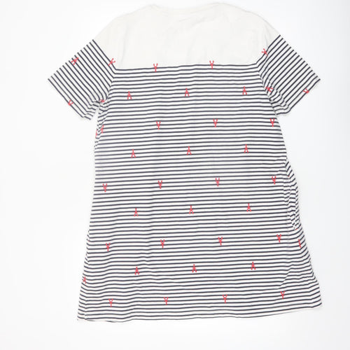 Joules Women’s Multicoloured Stripe T-Shirt Dress Size 14