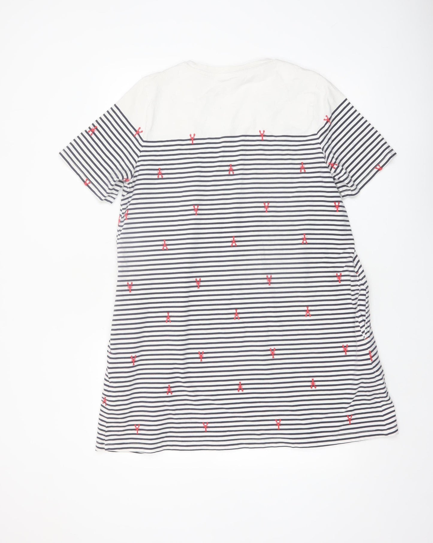 Joules Women’s Multicoloured Stripe T-Shirt Dress Size 14