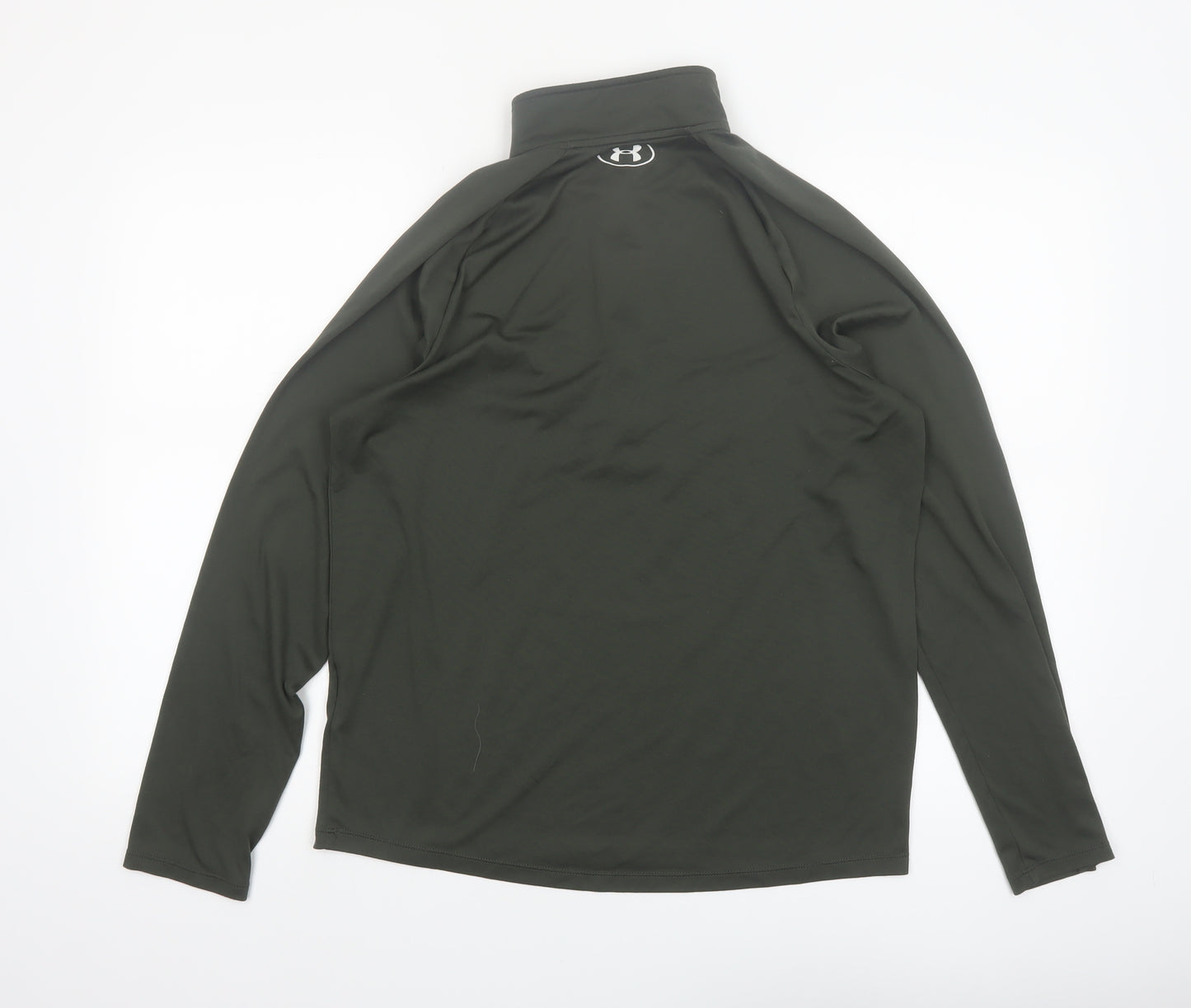 Under Armour Men Green M 1/4 Zip Long Sleeve Pullover Top