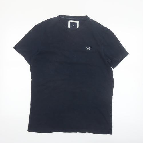Crew Clothing Company Men's Navy Cotton Crew Neck T-Shirt M