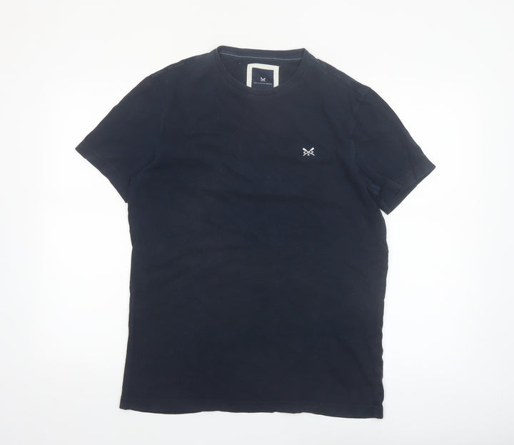Crew Clothing Company Men's Navy Cotton Crew Neck T-Shirt M